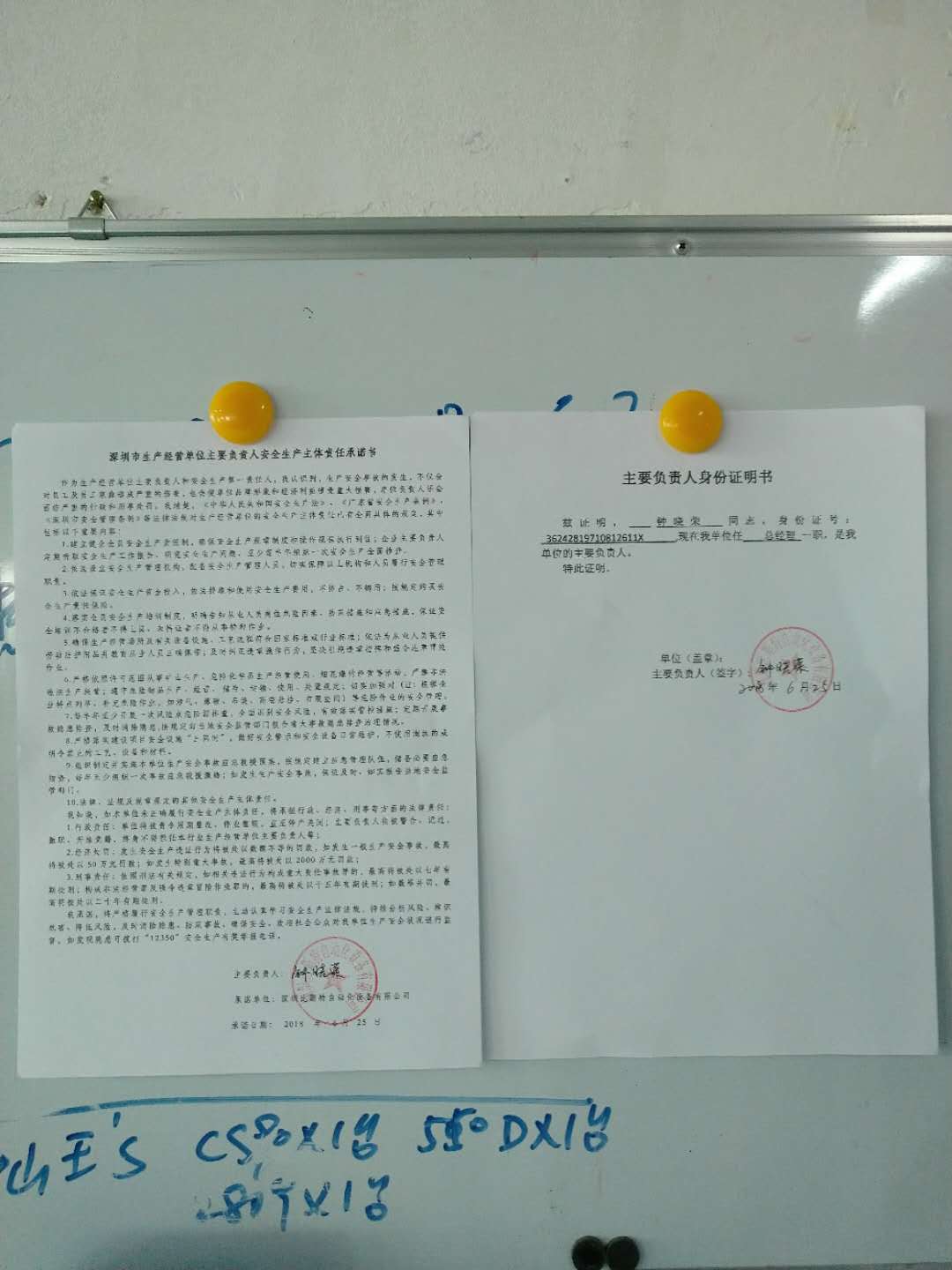 深圳市生產(chǎn)經(jīng)營單位主要負(fù)責(zé)人安全生產(chǎn)主體責(zé)任承諾書